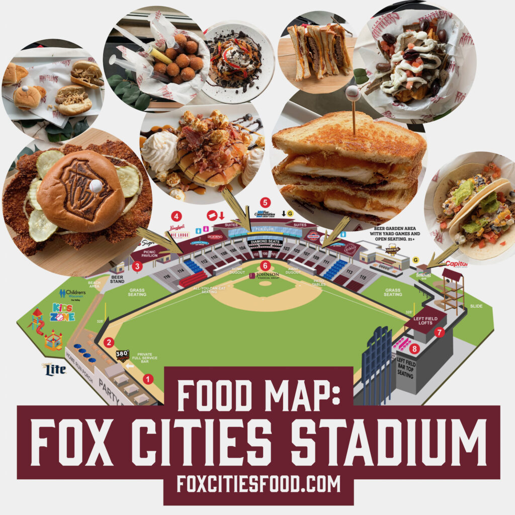 Timber Rattlers & Fox Cities Stadium – 2024 Menu